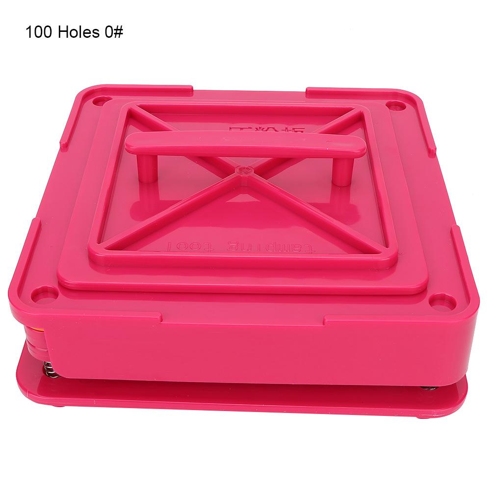 100 Holes Capsule Filler Plate Manual Capsule Powder Filling Machine Board Tool for Size 0#