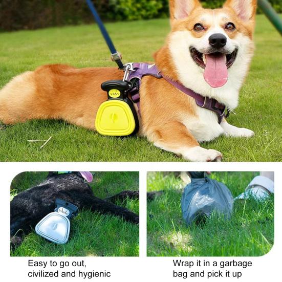Pooper Scooper Dog Pet Travel Foldable Pick Up Animals Waste Litter Picker