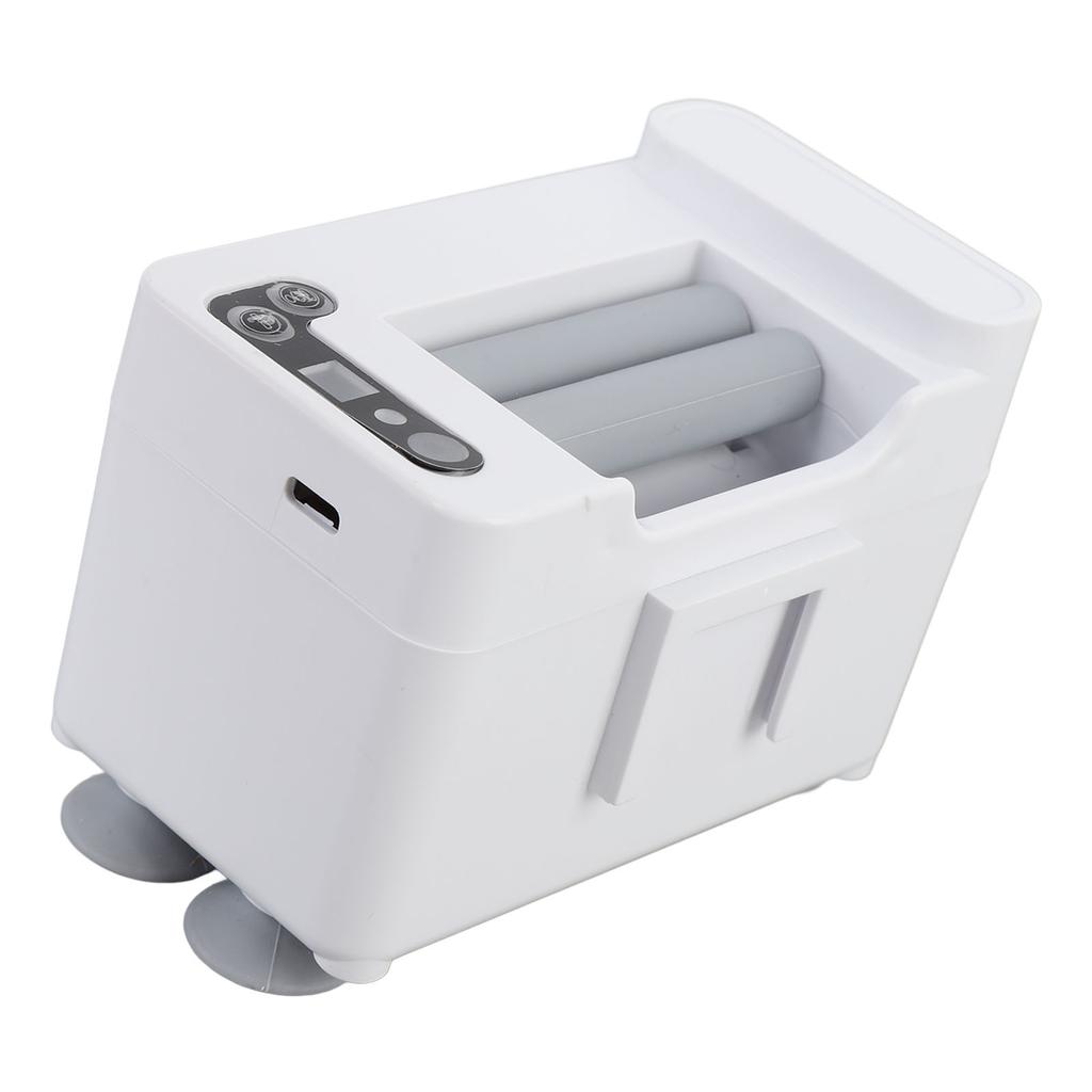 Smart Automatic Toothpaste Dispenser Wall Mounted 3 Level Touchless Electric Toothpaste Squeezer White