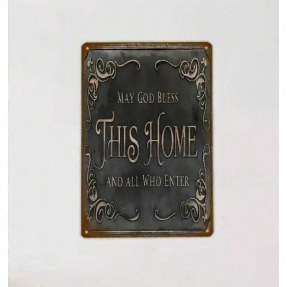 

Vintage Metal Tin Sign Wall Art Retro Decoration 20x30cm