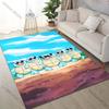 Cartoon Pocket Monsters Squirtle Print Carpet for Living Room Bedroom Kid's Room Home Decor Area Rug Playing Mat Luxury Gifts