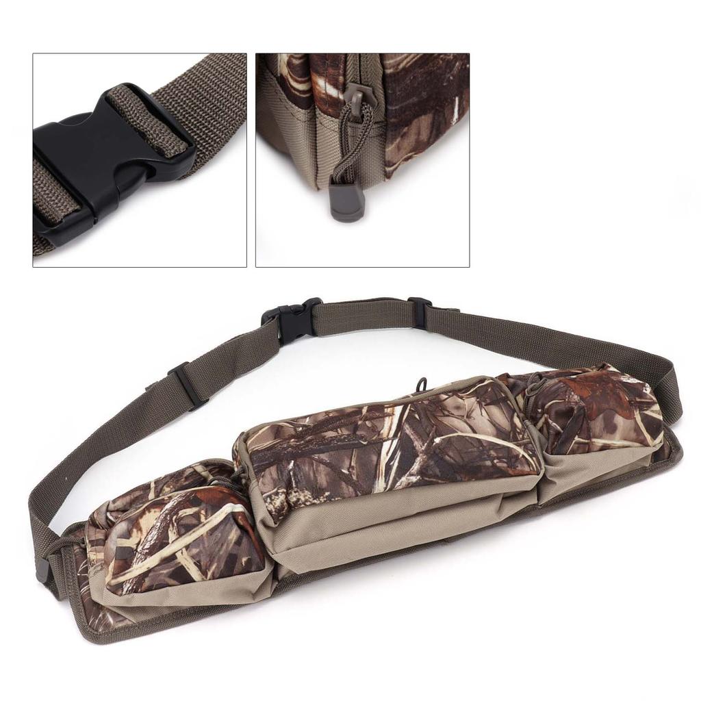 Tool Belt Bag Multifunctional Camouflage Belt Bag Multipurpose Tool Storage Waist Bag for Outdoor Camping