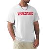 7 Seconds Punk Red Tshirt Casual Loose Fit Short Sleeve Tshirt