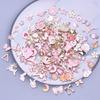 Pink Girl Pendant Random Mix 10/20/30/50pcs Cute Heart Rabbit Flower Diy Enamel Charms For Jewelry Making Bulk Handmade Material