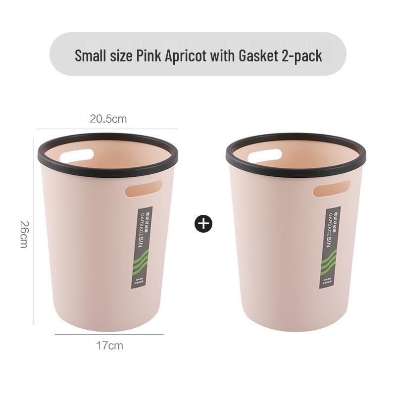 Multi-Room Trash Can: Kitchen, Bathroom, Bedroom, Office Use - Simple Classification Paper Basket