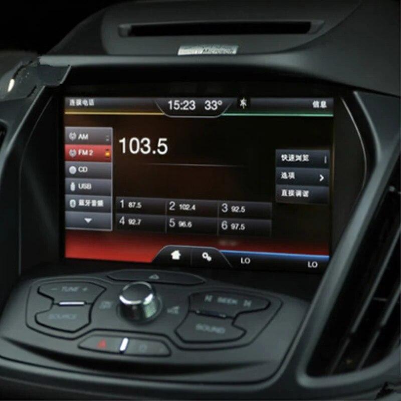 Ochranná fólia na LCD obrazovku stredovej konzoly pre moje dobré auto, fólia na dotykovú obrazovku navigačného displeja pre Ford Kuga Escape 2013 2014 2015