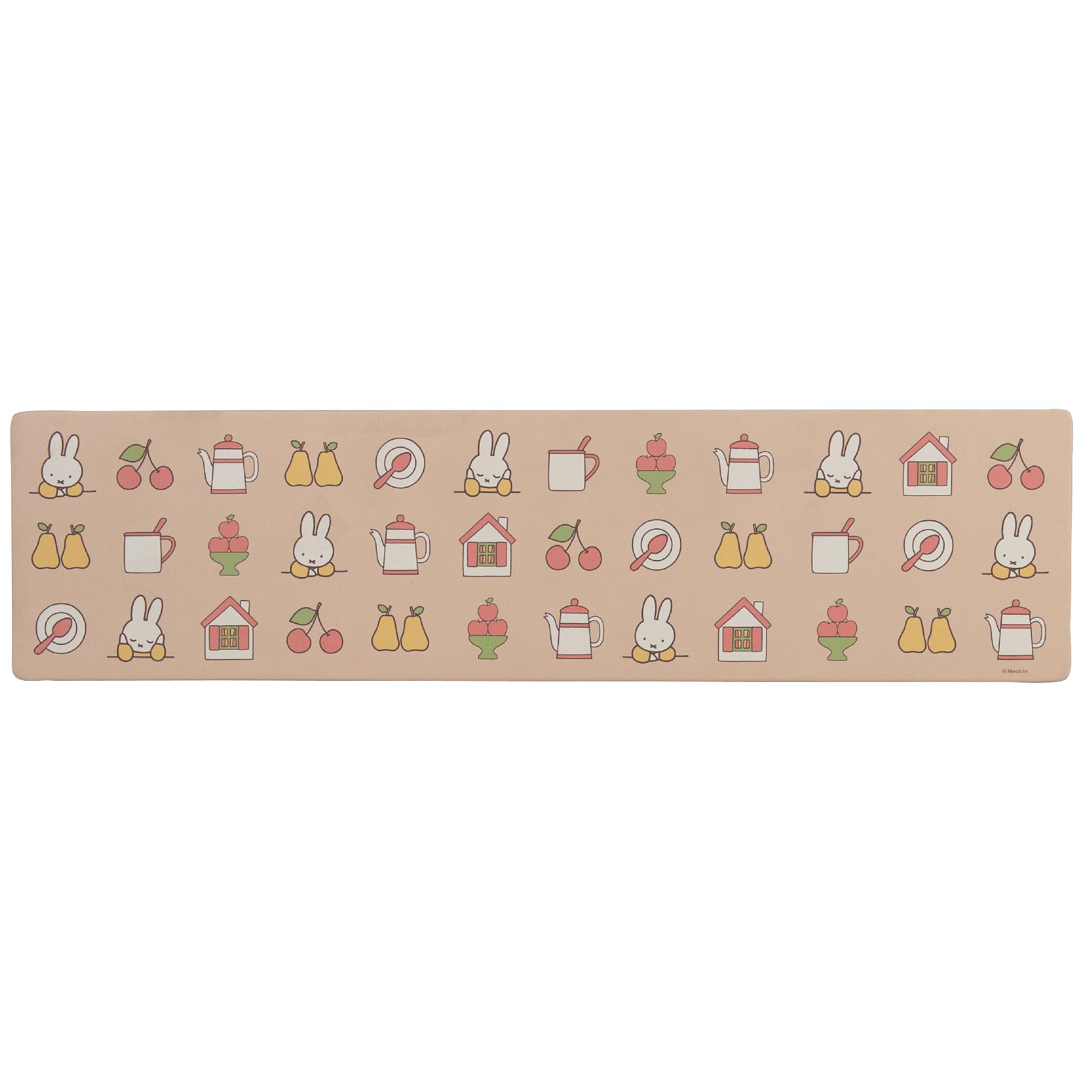 

Senko Miffy Icon Wipeable PVC Kitchen 45 x 180 Character Animal Miffy 73195 Mat, Approx. cm, Beige, Design,