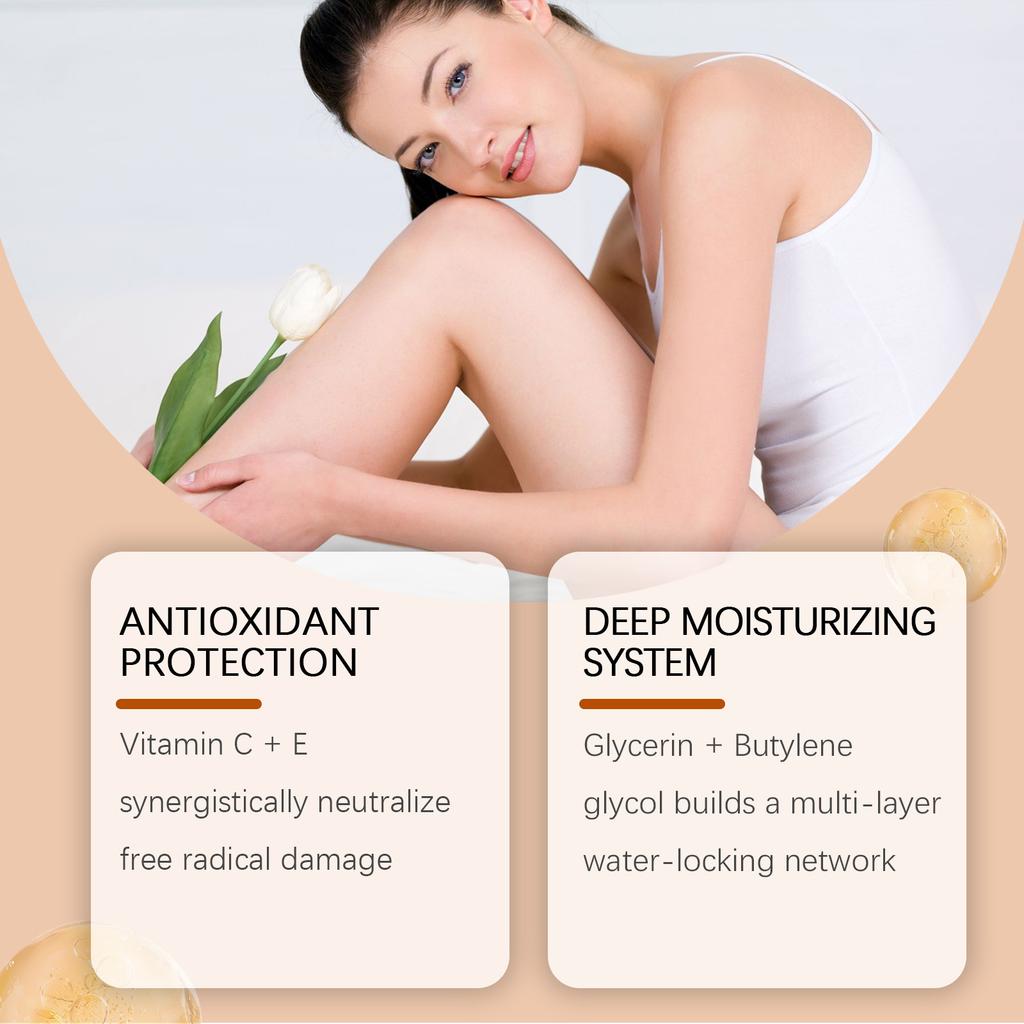 OCEAURA Vitamin C Body Oil Nourishing Moisturizing Hydrating Dry Skin Full Body Care Oil 125ml