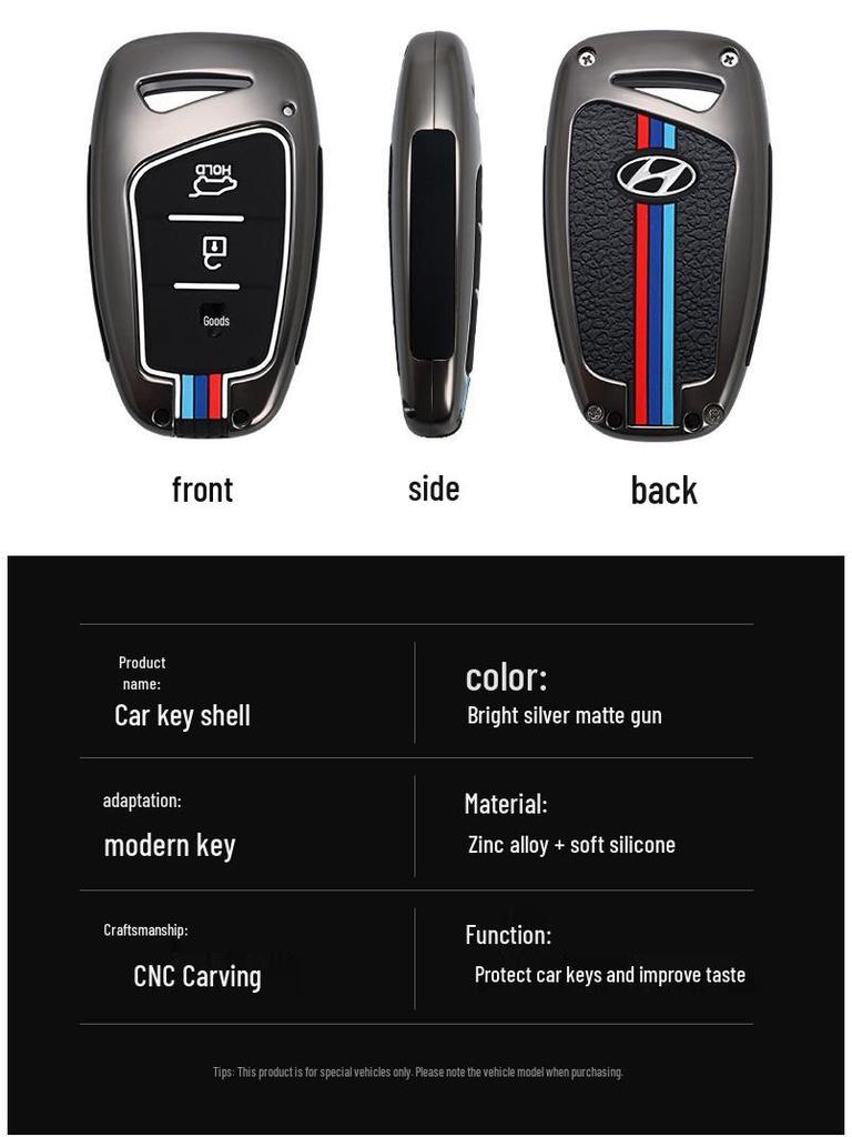 Hyundai Santa Fe Key Cover Shell for ix45, Azera, Genesis
