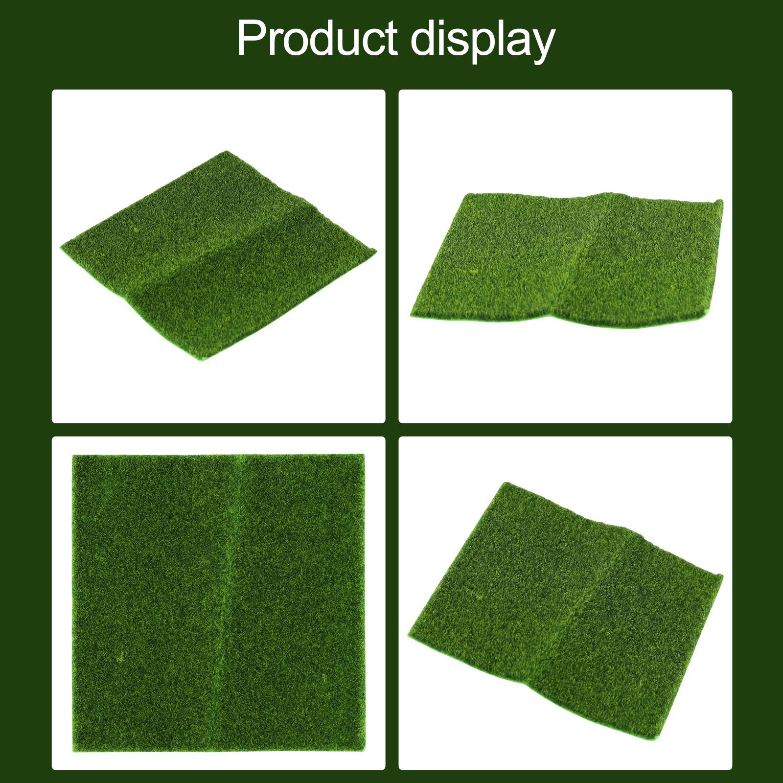 

Artificial Grass Outdoor Gardening Turf Lawn Synthetic Fake Grass Carpetfaux Micro-landscape DIY Flocking Rug 15/30/50cm 15x15cm