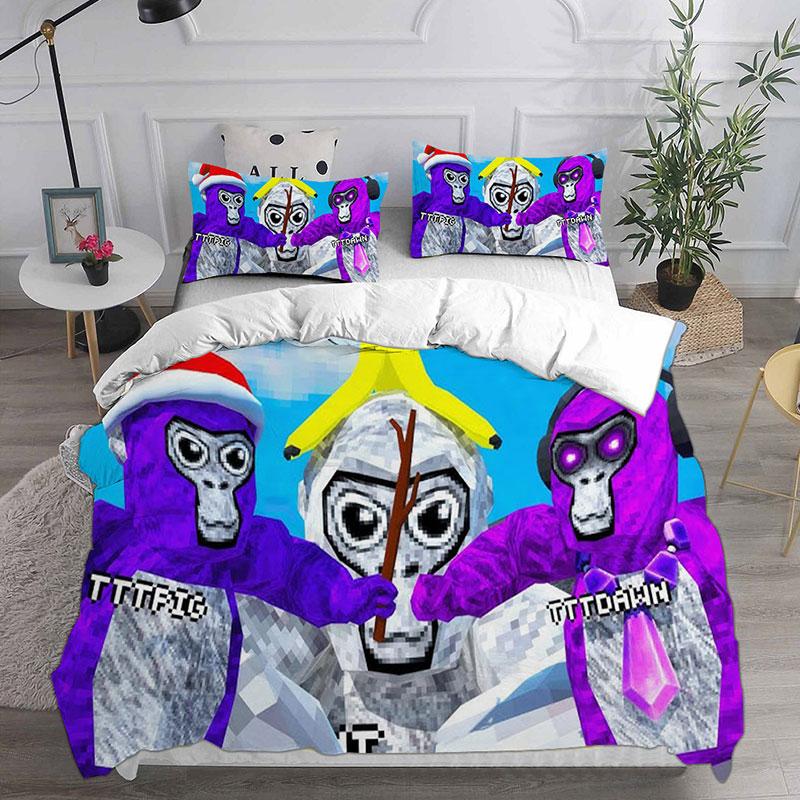 New Fashion Game G-Gorilla Tag Bedding Sets Comforter Quilt Bed Cover Duvet Cover Pillow Case 2-3 Pieces Sets Bedroom Decoration