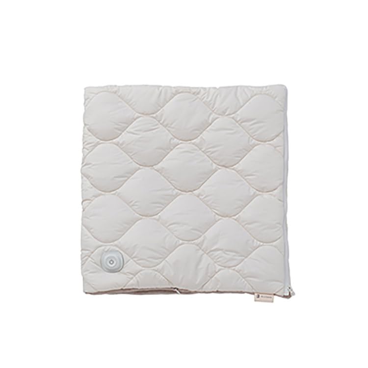 

on Mezamashi Life on Products Warm Quilted USB Powered Foot Warmer LCAWA019 Temperature Lap Mini Hand Washable [Featured TV!] 2-Way (Ivory) 3-Stage слонова кістка