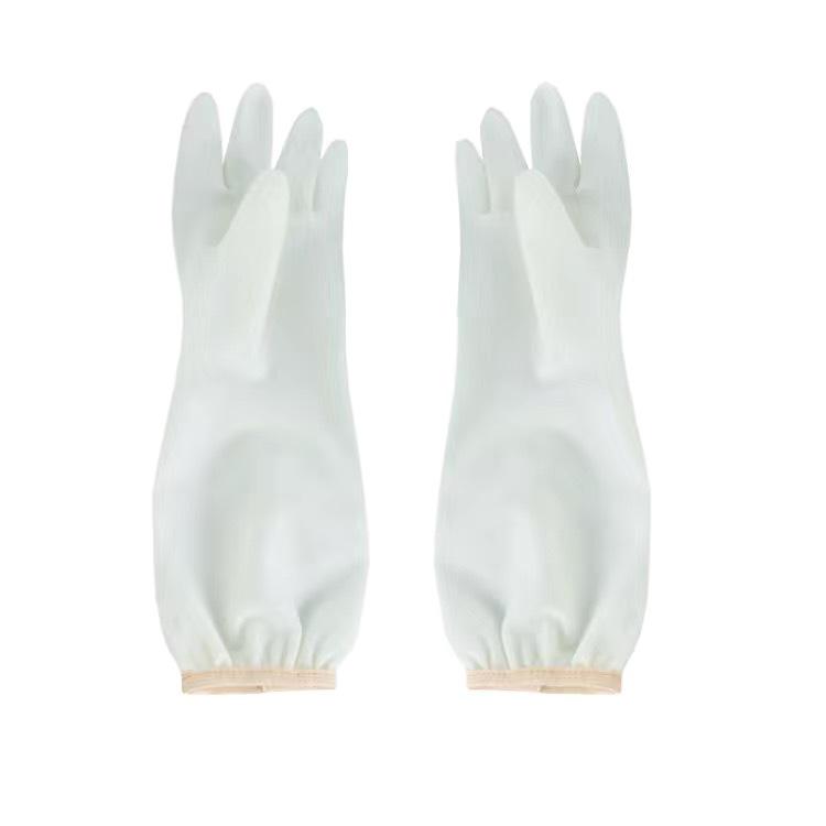 Food-Grade Waterproof Anti-Slip Nitrile Kitchen Gloves for Dishwashing and Cleaning