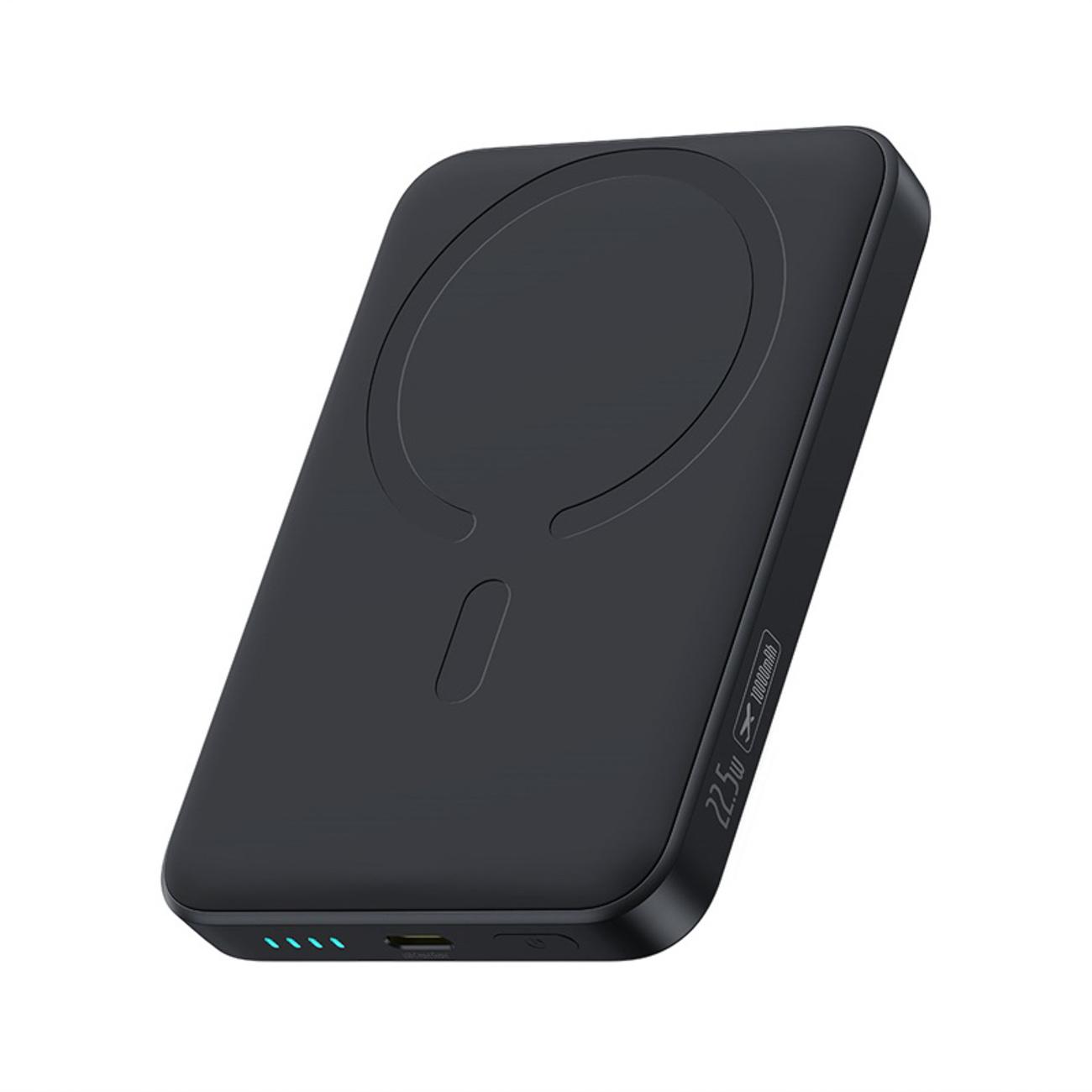 Powerbank 10000mAh 22.5W z kablem USB-C EnerFill FM11 Ultra-Mini MagSafe - czarny