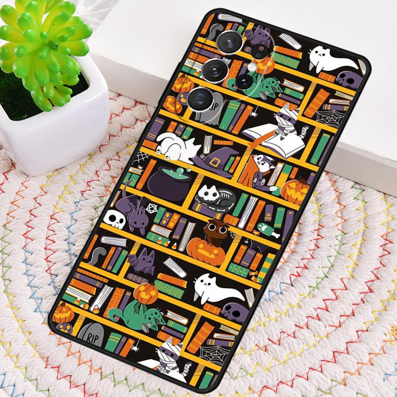 Library Bookish Silicone Phone Case For Samsung Galaxy Note 10 Pro S26 S25 S24 S23 S22 S21 Plus S25Ultra Capa Cover
