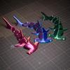 3D Printed Hammerhead Shark Ornament With Movable Joints Creative Plaything For Kids Trendy Birthday Present Idea
