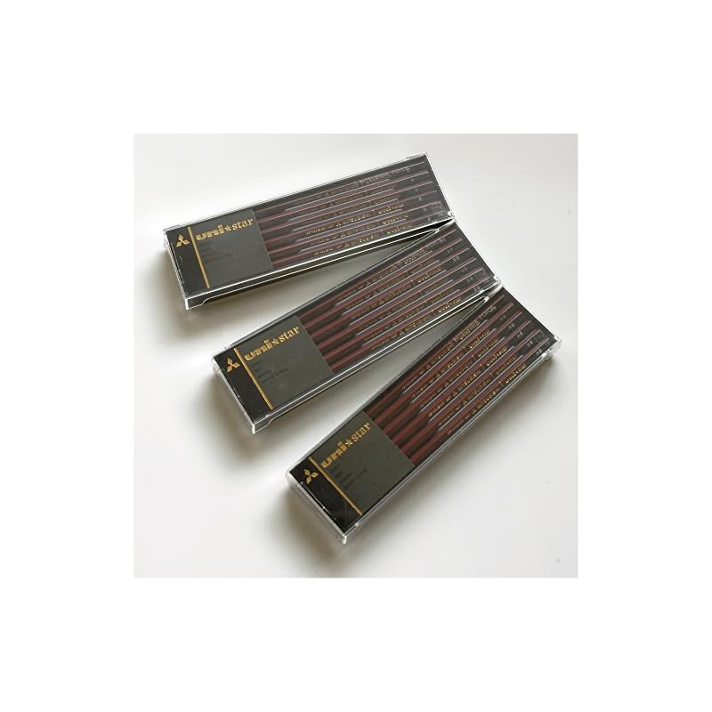 Mitsubishi Pencil Unistar 2B Pencils, 1 dozen (US2B)