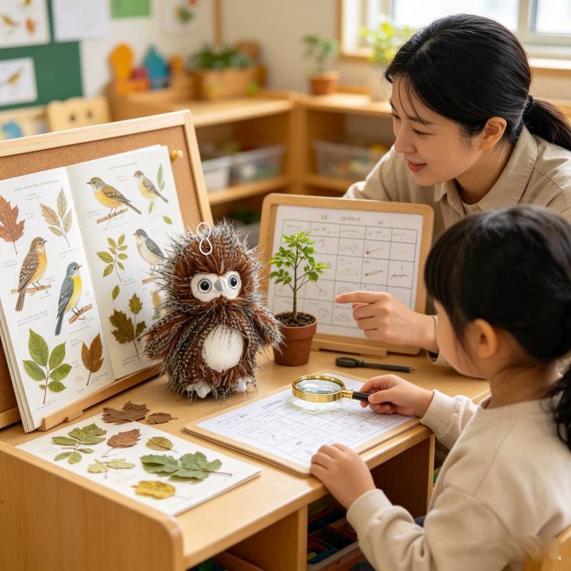 Plush Owl Animal Toy With Soft Crystal Polyester Filling For Kids And Collectors