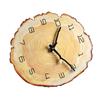Creative Annual Ring Design MDF Wall Clock 12 Inch with Silent Operation and Luminous Hands for Stylish and Quiet Walls
