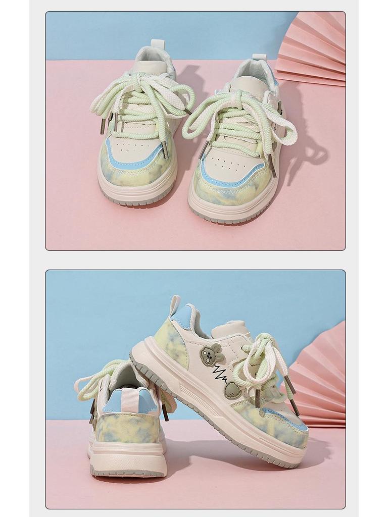 Dopamine Kids' Cute White Sneakers: Autumn 2025 Casual & Versatile Shoes for Girls