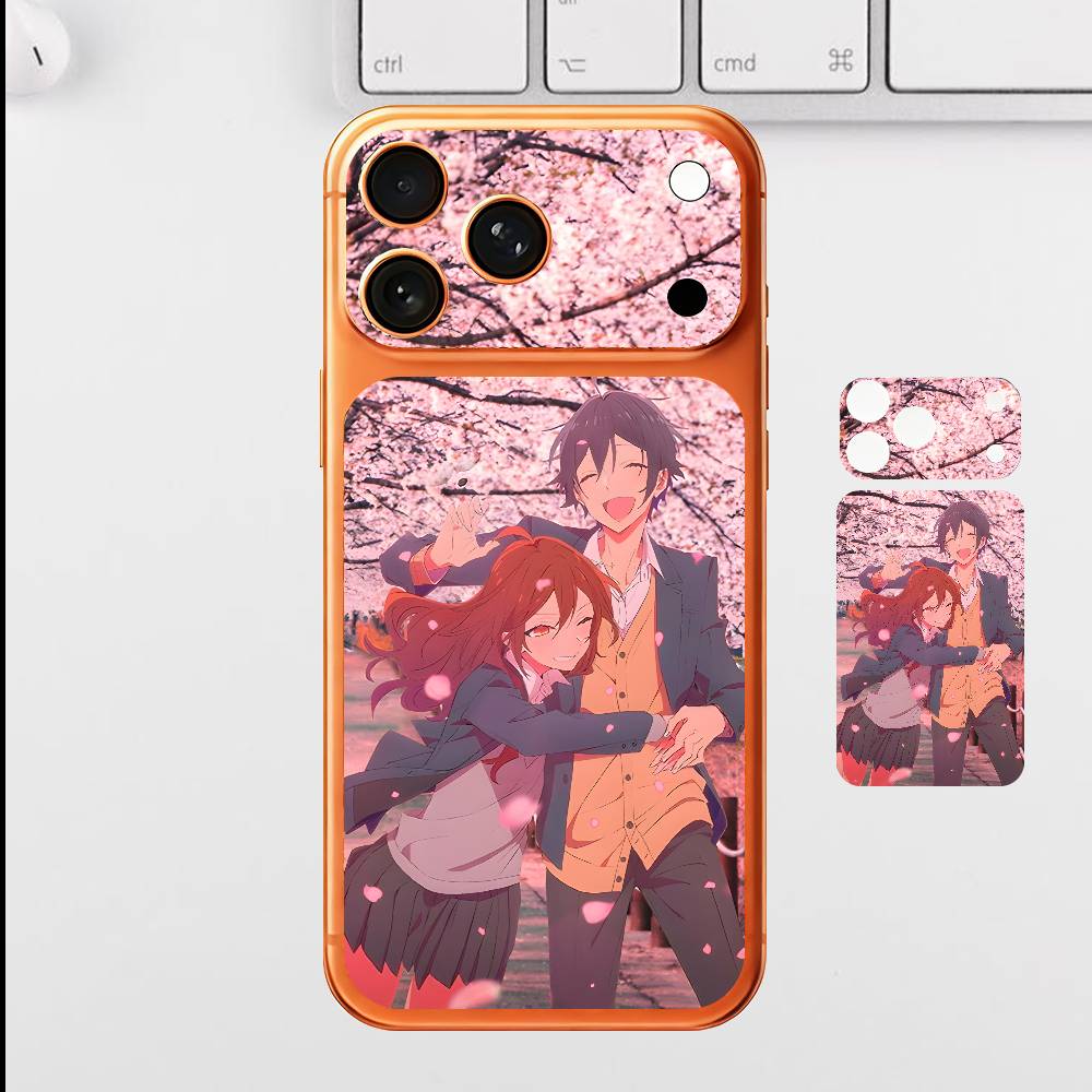 Anime H-Hiro Zero For iPhone 17 Pro ProMax Full Back Cover Decal Wrap Skin Rear Protective Sticker Film