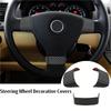 3pcs Steering Wheel Decorative Covers Set ABS Resin Steering Wheel Protection Covers For Volkswagen Golf 5 MK5, Passat B6