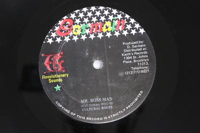 12inch Record CULTURAL ROOTS Mr. Boss Man NONE GERMAIN RECORD US Reggae Ska Dub Used