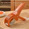 Stainless steel Portable Salad Cutter Comfortable Grip Fruit Chopping Tool  Banana