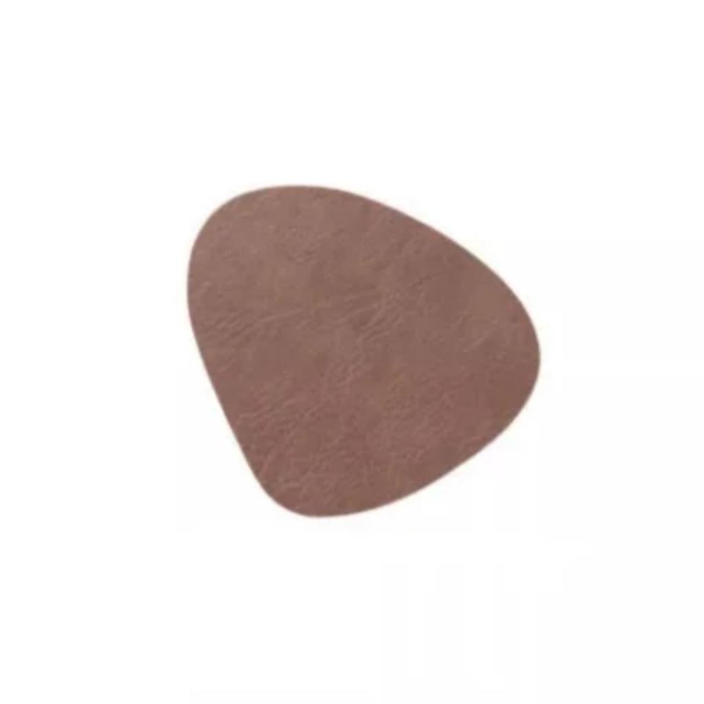 Shaped Cowhide Pattern Coasters Waterproof Heat Insulation Non-slip Mats PU Leather Plate Mat Bowl Cups Things for The Kitchen