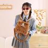 Plush Puppy Backpack Outdoor Casual Fashion Shoulder Bag Student Schoolbag