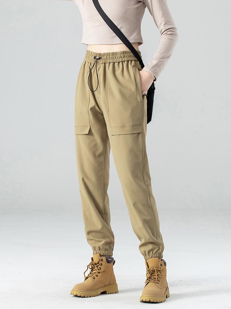 Couples' Fleece-Lined Windproof Softshell Pants: Women's Outdoor Joggers & Men's Warm Work Pants