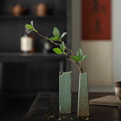 Keramikvasen Dekoration, Wohnzimmer, Zuhause, Esstischdekoration, Blumengesteck, Hydrokulturpflanze kleine Vase