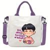 Multi-color KPOP Stray Felix Printed Crossbody Bag Canvas Shoulder Bags