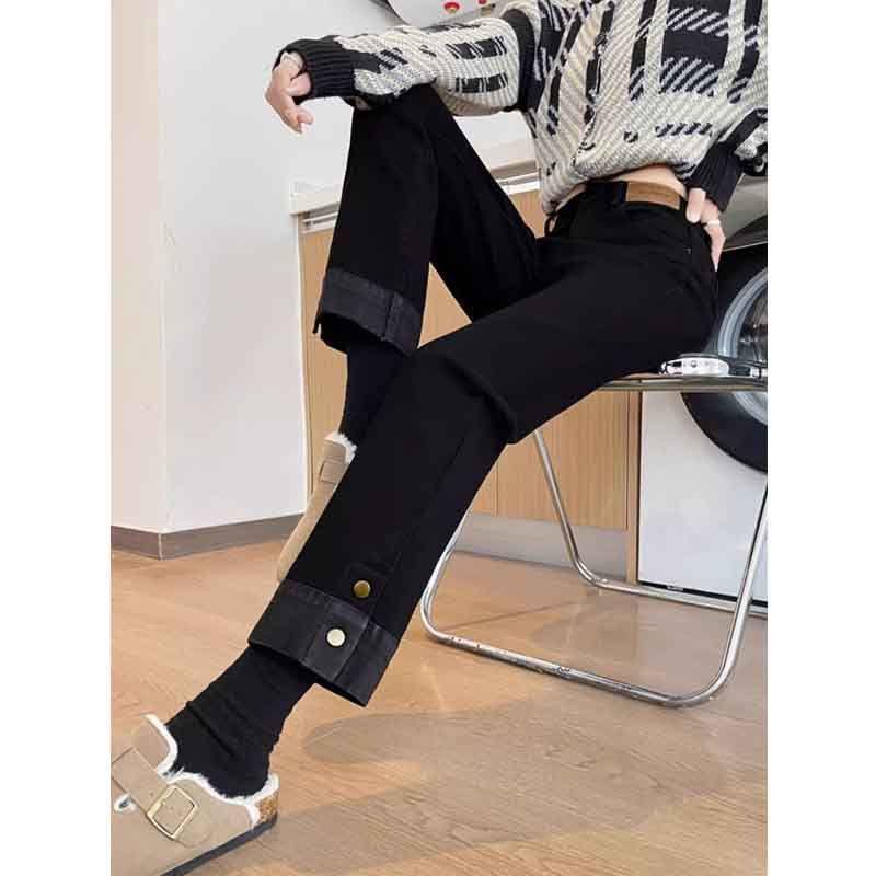 Women's High-Waist Straight Leg Jeans - Spring/Autumn 2026: Visually Taller, Slimming, Petite Cropped Cigarette Style