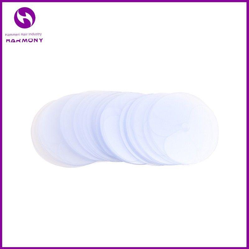 

Transparent Hair Clip with Scale Thickened Frosted Heat Filter with Size Measurement Waterproof Adhesive Wig Extension Tools Round transparent without scale