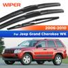 CREATROAD Wiper For Jeep Grand Cherokee WK 2006-2010 2007 2008 Wiper Blades Windshield Windscreen Window Brushes 21"+21"+14"