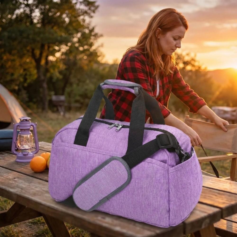 Multi Pockets Fitness Tote Large Capacity Travel Duffel Bag Casual Sports Gym Bag Exercise