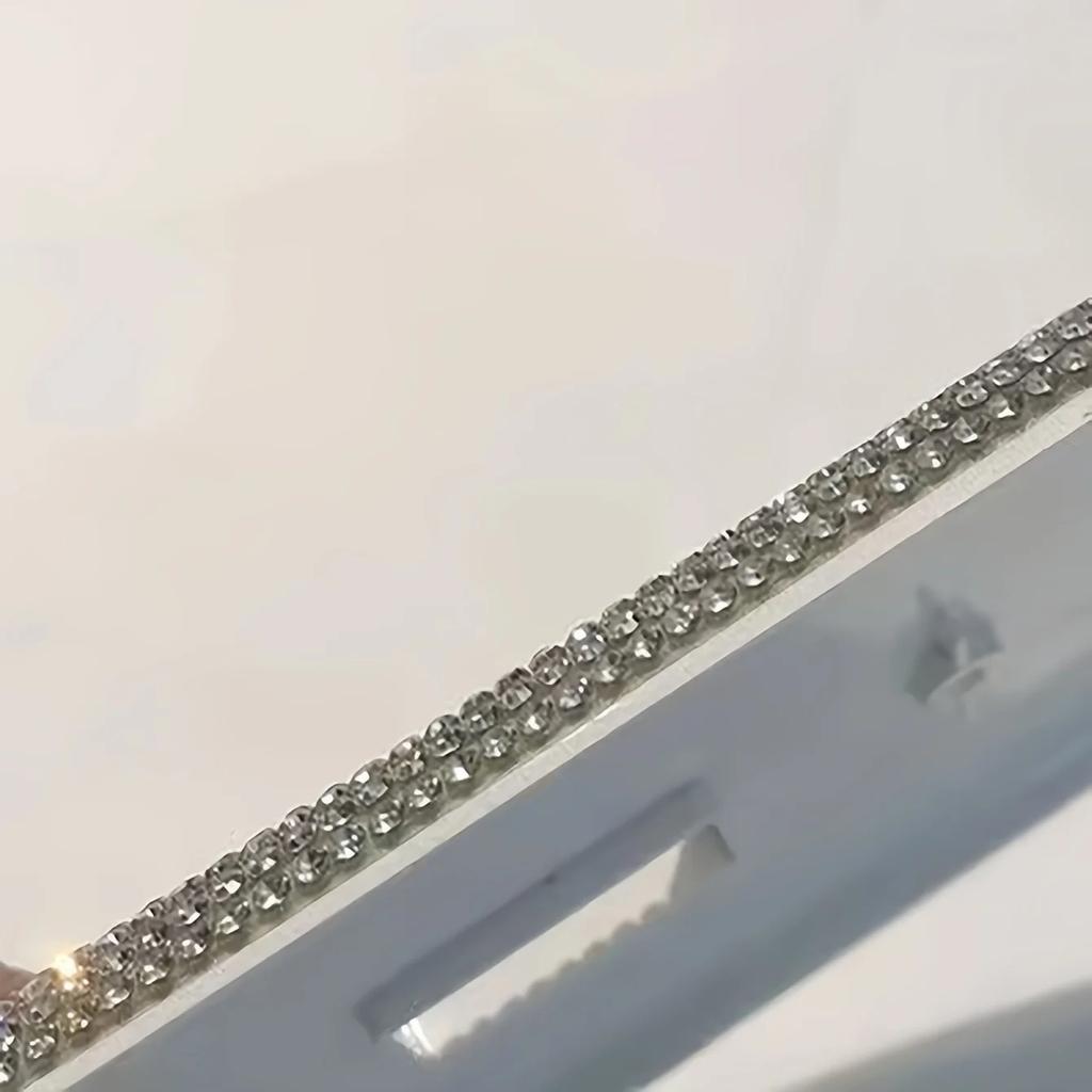Switch Panel Diamond Sticker US Standard Rhinestones Wall Plate Cover Rectangle Glitter Light Crystal Decorative Wall Plates