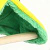 Bird Bed Hangable Winter Warm Resting Shelter Wooden Triangular Parrot Bed For Cockatiels Finches Home Pet Store