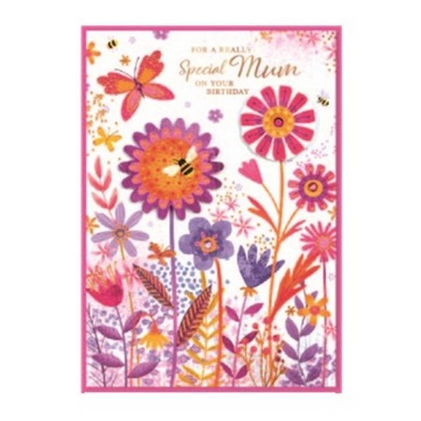 Simon Elvin Isabel Garden For A Really Special Mum Birthday Greetings Card (Pack of 6)