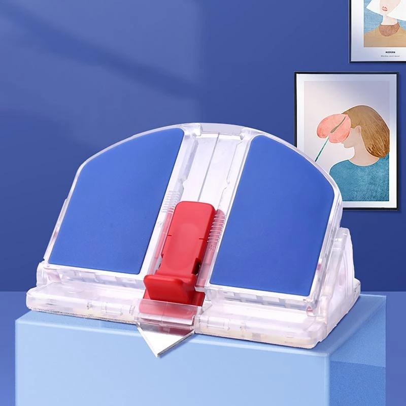 

Профессиональный резак для ковриков, резак для ковриков со скошенной кромкой 45 градусов, резак для ковриков для обрамления, резак для обрамления художественных фотографий синий