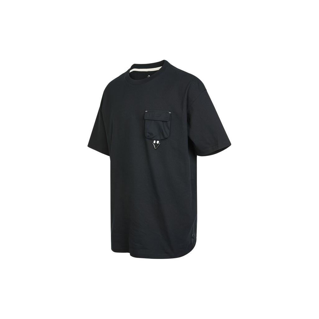Converse Go Outdoor Oversized Pocket T-Shirt Asia Sizing  Black  Men s 10024357-A02 S