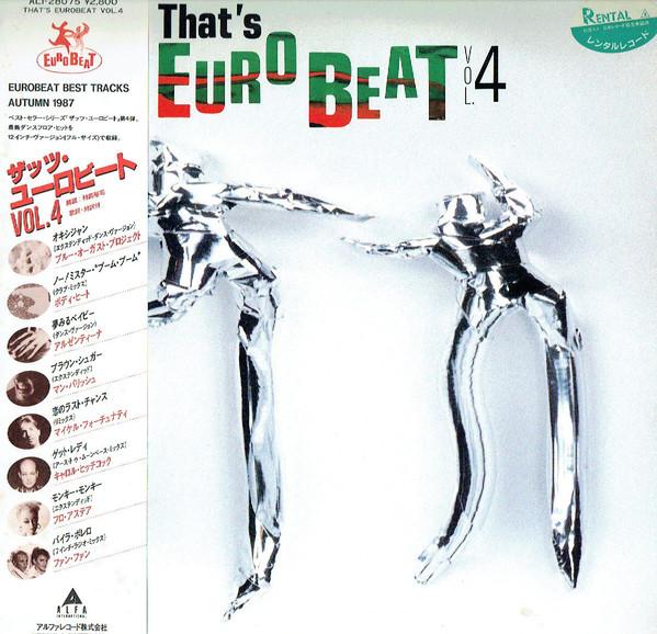 

LP Record VARIOUS Thats Eurobeat Vol. 4 ALI28075 Alfa Internatio 1987 Japan Obi Dance Electronica Used