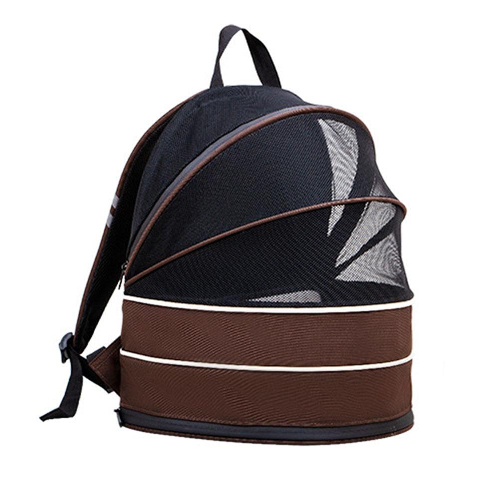 

Foldable Breathable Pet Backpack Large Capacity Travel Carrying Tote Case Pet Transportation кофейный