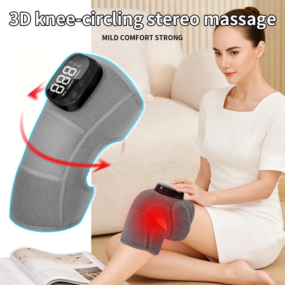3-in-1 Multi-function Designed for Knee Shoulder and Elbow Providing Targeted Heating and Vibration Massage for Joint Pain Relief