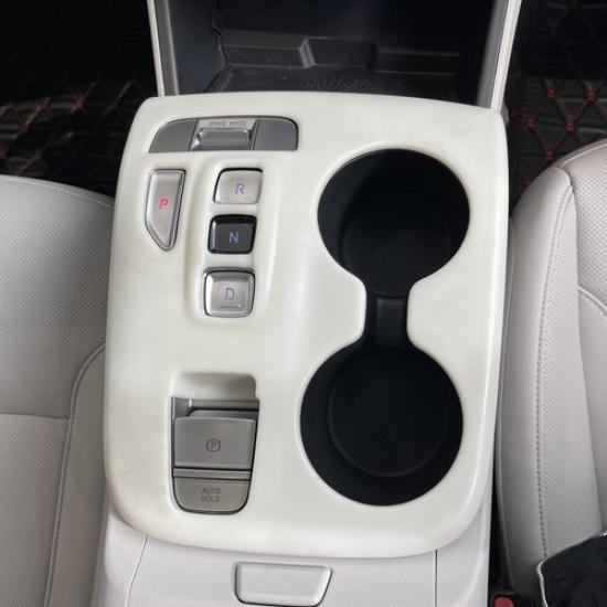 Interior Front Console Gear Shift Box Cover Trim For Hyundai Tucson 2022-2024