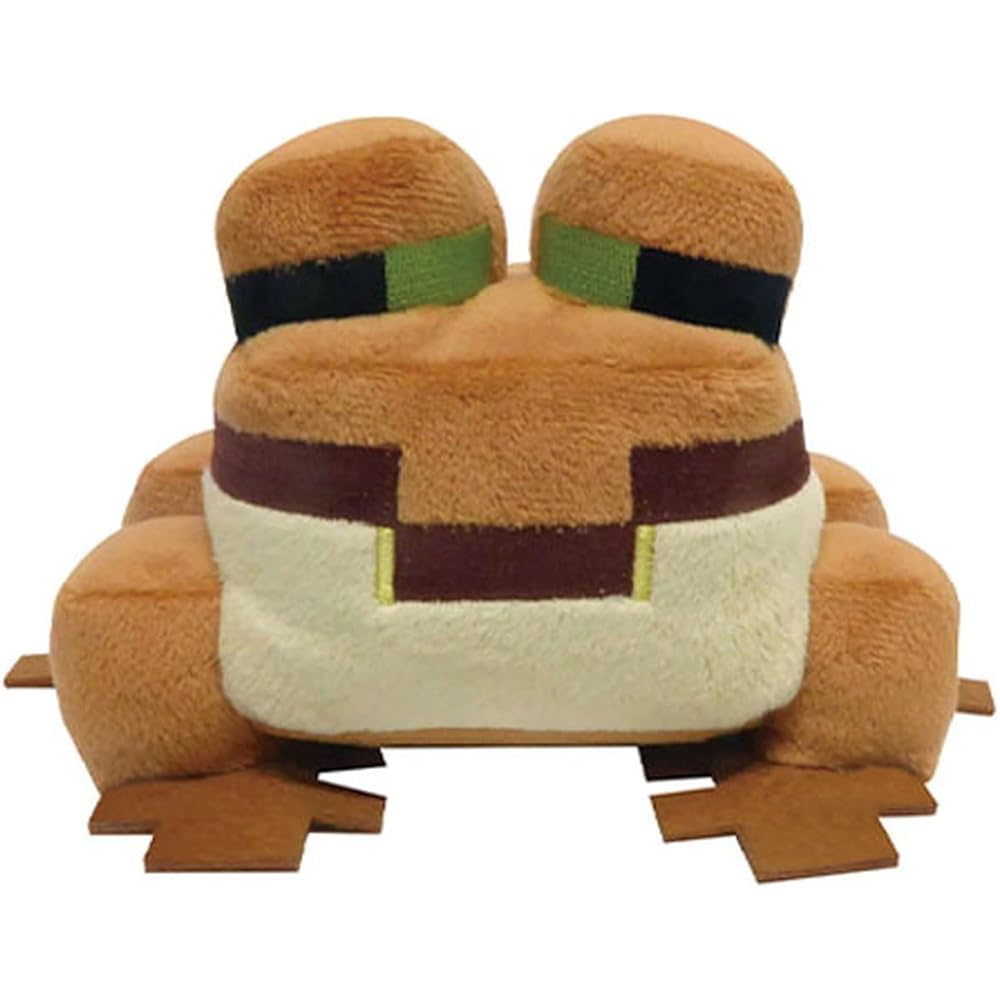 K Company Minecraft Collection Plush Frog Orange 30cm Soft Toy