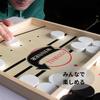 CocoFill Sling Hockey Tabletop Hockey Game for Adults and Perfect for Parties and Made of Wood Kids, Competitions,