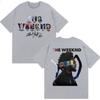 T-shirts The Weeknd After Hours Til Dawn Tournée Européenne Vêtements Homme Mode Style Hip Hop T-shirt Coton Surdimensionné T-shirt
