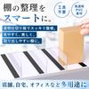 Ideamall L-Shaped Acrylic Shelf Dividers, 20 X 3 X 6 Cm, Set of 20 (Clear)